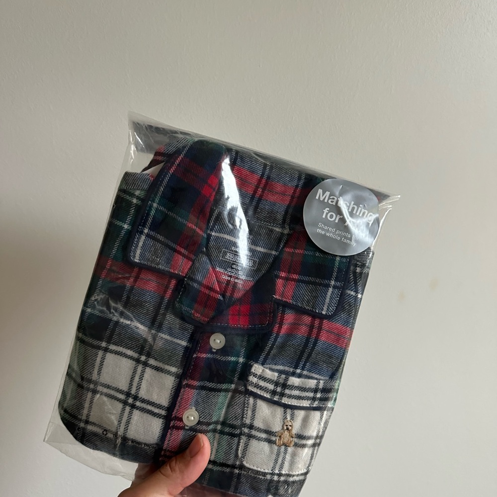 GAP Kids Plaid Matching Set - Red, Green, White